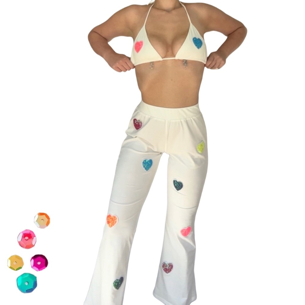 NWT Treasure the Funk Sequin Heart Set